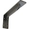 Ekena Millwork Embrey Steel Bracket, Hammered Gray 2"W x 10"D x 4 3/4"H BKTM02X10X04EBHGY - alternate 1